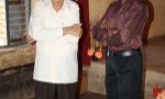 Organisor Mr.Sundar Bhat Kanchana with school teacher Mr. Mahesh